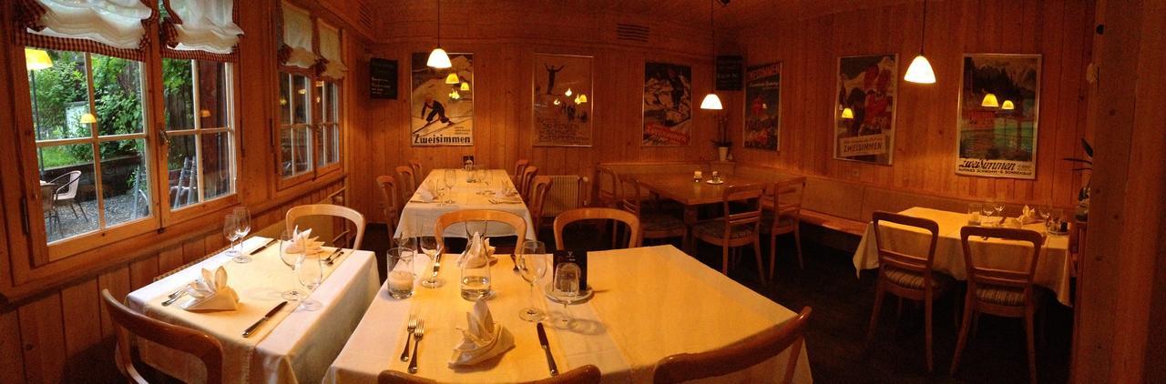 Gasthof Derby Hotel Zweisimmen Esterno foto